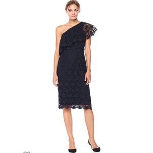 NWT Nanette Lepore Ruffle Lace Sheath Dress